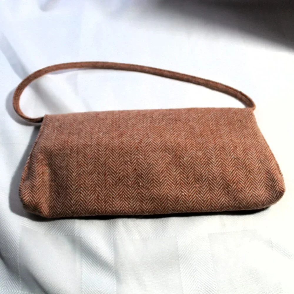 Buji Baja Wool Blend Clutch / Purse